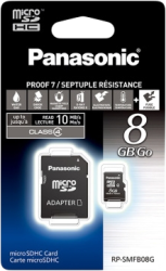 Фото флеш-карты Panasonic MicroSDHC 8GB Class 4 + SD adapter