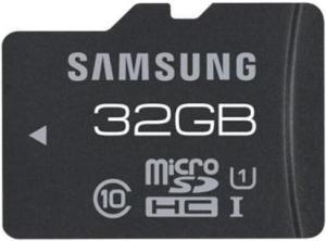 Фото флеш-карты Samsung microSDHC 32Gb Pro Class 10 + SD adapter