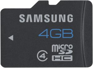 Фото флеш-карты Samsung microSDHC 4GB Class 6 + SD adapter