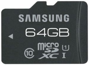 Фото флеш-карты Samsung microSDHC 64Gb Pro Class 10 + SD adapter