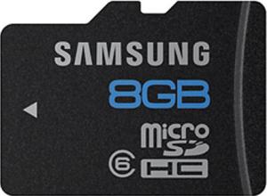 Фото флеш-карты Samsung microSDHC 8GB Class 6 + SD adapter