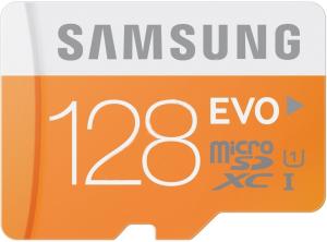 Фото флеш-карты Samsung MicroSDXC 128GB Pro Class 10 + SD adapter