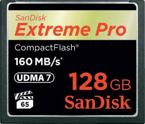 Фото флеш-карты SanDisk CF 128GB Extreme Pro 160MB/s