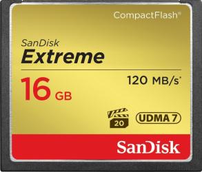 Фото флеш-карты SanDisk CF 16GB Extreme 120MB/s