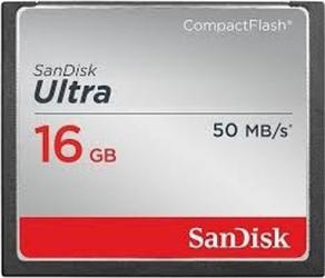 Фото флеш-карты SanDisk CF 16GB Ultra 50MB/s
