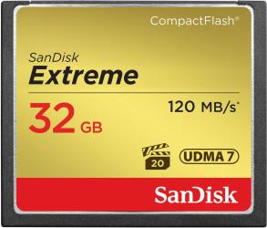 Фото флеш-карты SanDisk CF 32GB Extreme 120MB/s