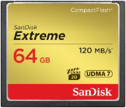Фото флеш-карты SanDisk CF 64GB Extreme 120MB/s