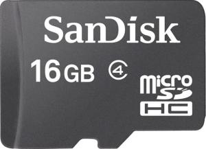 Фото флеш-карты SanDisk MicroSDHC 16GB Class 4 SDSDQM-016G-B35