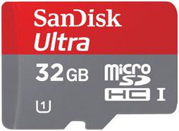 Фото флеш-карты SanDisk MicroSDHC 32GB Class 10 UHS-I