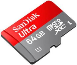 Фото флеш-карты SanDisk MicroSDHC 64GB Class 10 Ultra Imaging + SD adapter