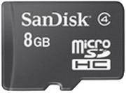 Фото флеш-карты SanDisk MicroSDНС 8Gb Class 4