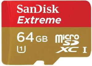 Фото флеш-карты SanDisk MicroSDXC 64GB Class 10 UHS-I Extreme