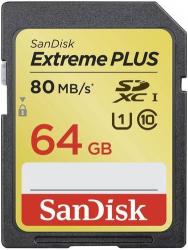 Фото флеш-карты SanDisk SD SDXC 64GB Class 10 UHS-I Extreme Plus