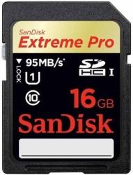 Фото флеш-карты SanDisk SDHC 16 Gb Class 10 Extreme Pro - 95MB/s