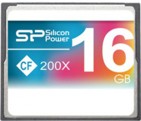 Фото флеш-карты Silicon Power CF 16GB 200x