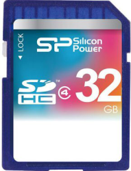Фото флеш-карты Silicon Power SD SDHC 32GB Class 4