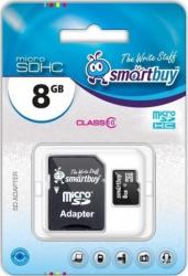 Фото флеш-карты SmartBuy MicroSD 8GB Class 10