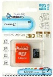 Фото флеш-карты SmartBuy MicroSDHC 8GB Class 10 Ultimate + SD adapter