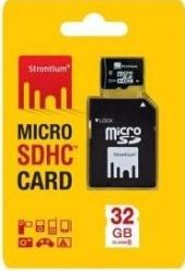Фото флеш-карты Strontium MicroSD 32GB Class 6 + SD adapter