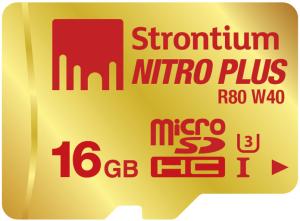 Фото флеш-карты Strontium MicroSDHC 16GB Class 3 UHS-1 U3 + SD adapter