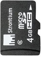 Фото флеш-карты Strontium MicroSDHC 4GB Class 6 + SD adapter
