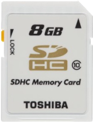 Фото флеш-карты Toshiba SDHC 8GB Class 10 SD-K08CL10