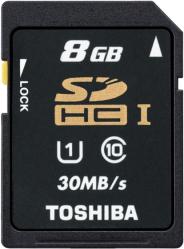 Фото флеш-карты Toshiba SDHC 8GB Class 10 SD-T008UHS1