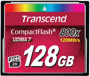 Фото флеш-карты Transcend CF 128GB 800X TS128GCF800