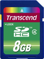 Фото флеш-карты Transcend SD SDHC 8GB Class 4 TS8GSDHC4