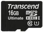 Фото флеш-карты Transcend SDHC 16GB Class 10 TS16GUSDHC10U1 + SD adapter