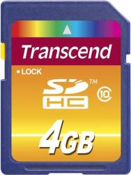Фото флеш-карты Transcend SDHC 4GB Class 10 TS4GSDHC10