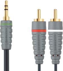 Фото шнура 3.5mm Audio-2xRCA Bandridge BAL3401 1 м