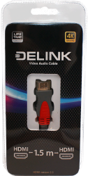 Фото HDMI шнура DeLink v.2.0 1.5м