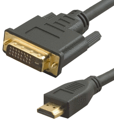 Фото кабеля DVI-D-HDMI Ningbo 24M/19M 10 м