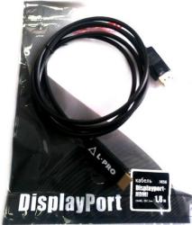 Фото кабеля DisplayPort-HDMI L-PRO 28AWG 1.8 м