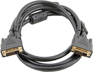 Фото кабеля DVI-DVI Dual Link 25M-25M BaseLevel 24GOLD 1.8 м