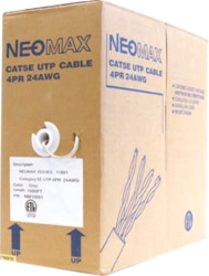 Фото кабеля FTP 4 пары CAT5E Neomax NM20001 305 м