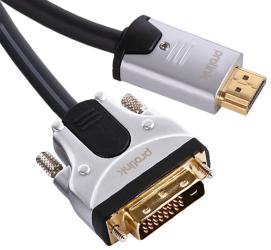 Фото кабеля HDMI-DVI-D Prolink HMC269-0300 3 м