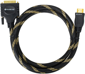 Фото кабеля HDMI-DVI Dune HDMI-DVI-3.0-28-2 3 м