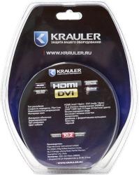 Фото кабеля HDMI-DVI Krauler 24GOLD 5 м