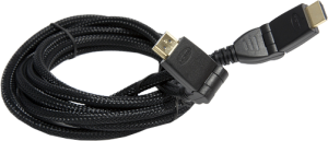 Фото кабеля HDMI-HDMI Krauler 24GOLD 7.5 м 180 градусов