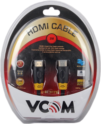 Фото кабеля HDMI-HDMI VCOM VHD6280E-3MB 3 м