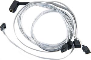 Фото кабеля mini-SAS HD - 4 SATA Adaptec 2280000-R 0.8 м
