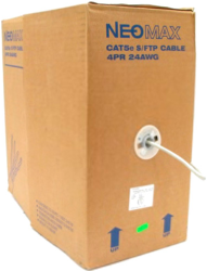 Фото кабеля SFTP 4 пары CAT5E Neomax NM40001 305 м