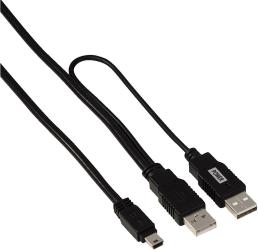 Фото кабеля 2xUSB 2.0 A-mini B HAMA H-39748 1 м