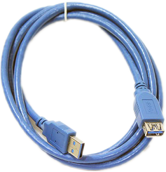 Фото кабеля USB 2.0 AM-AF VCOM VUS7065-3M 3 м