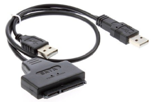 Фото кабеля USB 2.0-SATA Gembird USB 2.0-SATA 7+15 pin