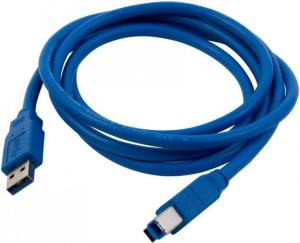 Фото кабеля USB A (m) - USB B (m) PC PET USAMBM30-15 1.5 м