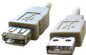 Фото кабеля USB 2.0 AM-AF BURO 3 м