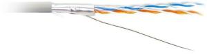 Фото кабеля UTP 2 пары CAT5E Hyperline UTP2-C5E-SOLID-LSZH 500 м